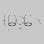 Kinkiet Wall Lamp Wall Street O010WL-02B Maytoni - zdjęcie dodatkowe 5