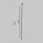 Lampa stojąca Oświetlenie krajobrazu Pole O440FL-L24GF3K Maytoni - zdjęcie dodatkowe 4