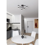 Lampa sufitowa HALO 6 BLACK 1355/6 EMIBIG Lighting