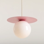 Lampa wisząca LOOP BABY PINK M 1125G18_M Aldex - zdjęcie dodatkowe 2