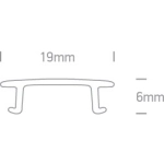 Square Track Surface Cover 40002C/B ONE LIGHT