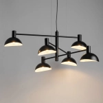 ARTIS 6 lampa wisząca czarny 40531 SIGMA