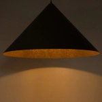 Lampa wisząca Vesuvio czarny/złoty M 1xE27 41037 Sigma