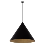 Lampa wisząca Vesuvio czarny/złoty L 1xE27 41039 Sigma - zdjęcie produktu