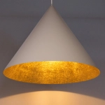 Lampa wisząca Vesuvio beżowy/złoty L 1xE27 41069 Sigma