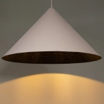 Lampa wisząca Vesuvio beżowy/czarny M 1xE27 41072 Sigma