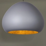 Lampa wisząca Lava szary/złoty 41078 Sigma