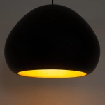 Lampa wisząca Lava czarny/złoty 41077 Sigma