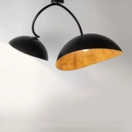 Plafon z żywicy czarno-miedziany Sigma Lighting SPACE 40588
