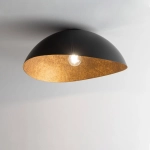 Plafon z żywicy czarno-miedziany Sigma Lighting Solaris S 40604