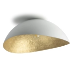 Plafon duży klosz biało-złoty Sigma Lighting Solaris XL 40614 - zdjęcie produktu