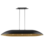 Lampa Wisząca Czarna Złota GONDOLA L 40632 SIGMA - zdjęcie produktu