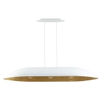 Lampa Wisząca Biała Złota GONDOLA L 40636 SIGMA - zdjęcie produktu
