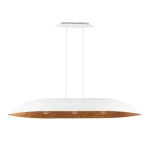 Lampa Wisząca Biała Miedziana GONDOLA L 40638 SIGMA - zdjęcie produktu
