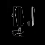 Lampa ścienna Mantra Bianca 7767MA - zdjęcie dodatkowe 3
