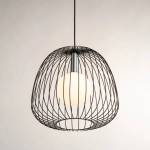 BELL 1 M Lampa wisząca czarny/srebrny 40723 Sigma