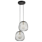 BELL 2 Lampa wisząca czarny/złoty 40728 Sigma - zdjęcie produktu