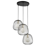 BELL 3 Lampa wisząca czarny/złoty 40729 Sigma - zdjęcie produktu