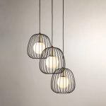 BELL 3 Lampa wisząca czarny/złoty 40729 Sigma