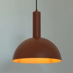 Lampa wisząca VITRUM kopuła M ceglany 40974 Sigma