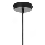 Lampa wisząca LADY ryflowana czarny złoty 41923 Sigma