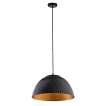 Lampa wisząca LADY ryflowana czarny miedziany 41925 Sigma - zdjęcie produktu