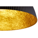 Lampa wisząca LADY ryflowana czarny miedziany 41925 Sigma