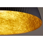 Lampa wisząca LADY ryflowana czarny miedziany 41925 Sigma