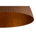 Lampa wisząca LADY ryflowana brązowy miedziany 41927 Sigma
