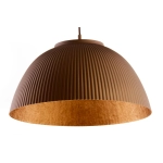 Lampa wisząca LADY ryflowana brązowy miedziany 41927 Sigma