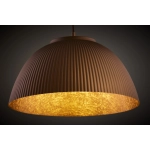 Lampa wisząca LADY ryflowana brązowy miedziany 41927 Sigma