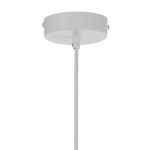 Lampa wisząca LADY ryflowana biały złoty 41929 Sigma