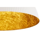 Lampa wisząca LADY ryflowana biały miedziany 41931 Sigma