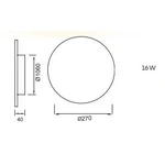 Lampa ścienna Mantra Bora Bora C0129MA - zdjęcie dodatkowe 1