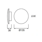 Lampa ścienna Mantra Bora Bora C0131MA - zdjęcie dodatkowe 1