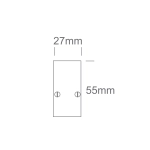 BLACK MAGNETIC PROFILE 2m 48V MIDI 42002B/B ONE LIGHT