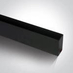 BLACK MAGNETIC PROFILE 2m 48V MIDI 42002B/B ONE LIGHT
