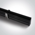 BLACK MAGNETIC RECESSED PROFILE 2m 48V MIDI 42002RB/B ONE LIGHT