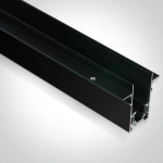 BLACK MAGNETIC TRIMLESS PROFILE 2m 48V MAXI 42002TR/B ONE LIGHT