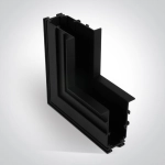 BLACK RECESSED CORNER WALL TO WALL (IN) FOR 42001RB/42002RB MIDI 42012BRB/B ONE LIGHT
