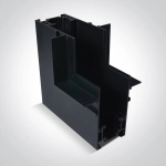 BLACK TRIMLESS CORNER WALL TO WALL (IN) FOR 42001TR / 42002TR MAXI 42012BTR/B ONE LIGHT