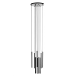 Lampa wisząca SOPEL 10 ANTRESOLA dwa poziomy czarny 42055 Sigma - zdjęcie produktu