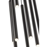 Lampa wisząca SOPEL 10 ANTRESOLA dwa poziomy czarny 42055 Sigma