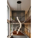 Lampa wisząca PIANO 15 ANTRESOLA czarny złoty 42059 Sigma