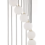Lampa wisząca PIANO 15 ANTRESOLA czarny złoty 42059 Sigma