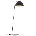 Lampa podłogowa LADY ryflowana czarny złoty 42061 Sigma - zdjęcie produktu