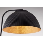 Lampa podłogowa LADY ryflowana czarny miedziany 42062 Sigma