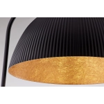 Lampa podłogowa LADY ryflowana czarny miedziany 42062 Sigma