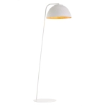 Lampa podłogowa LADY ryflowana biały miedziany 42064 Sigma