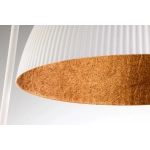 Lampa podłogowa LADY ryflowana biały miedziany 42064 Sigma